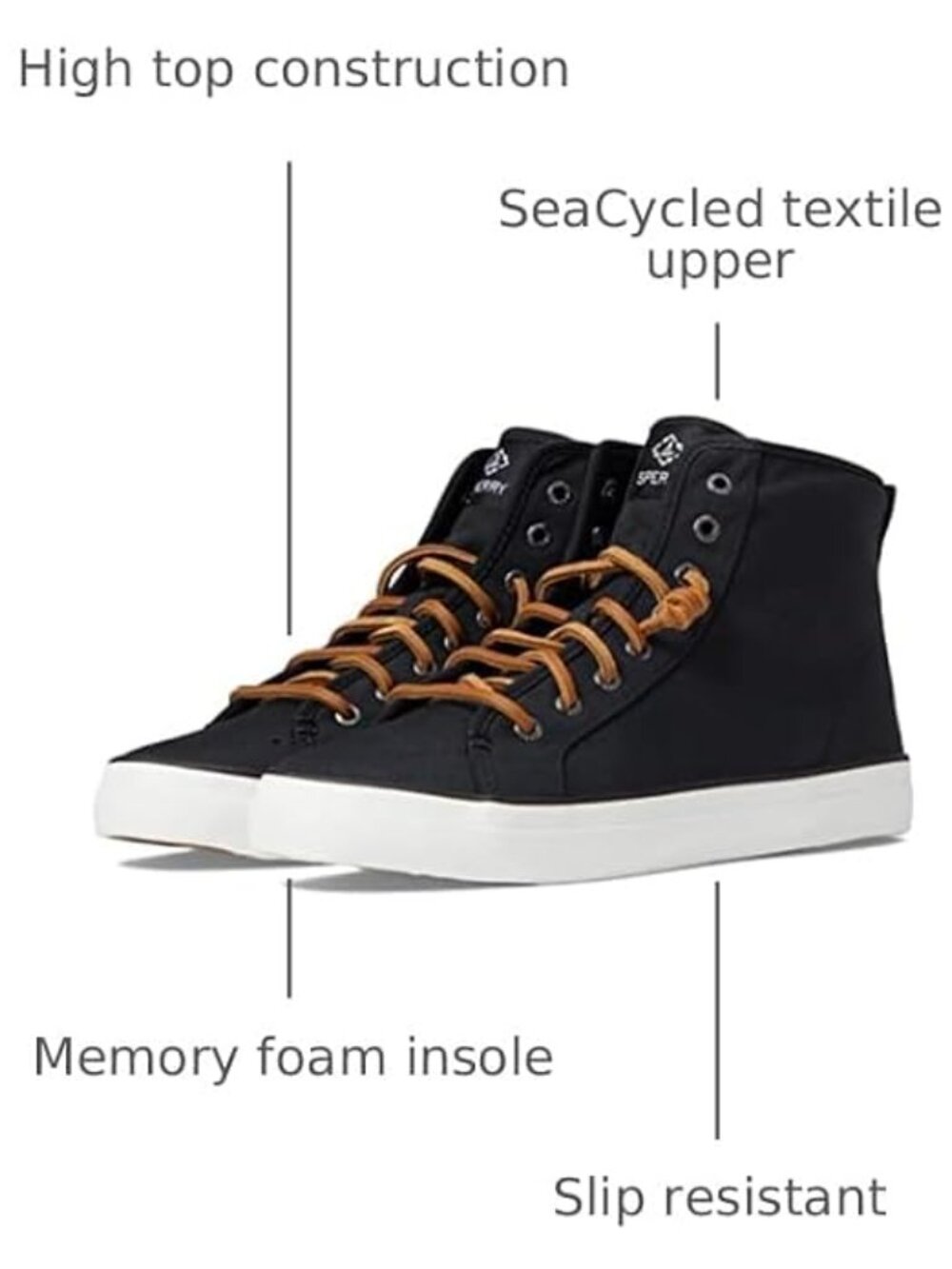 SPERRY Crest High Tops - Picture 5 of 10